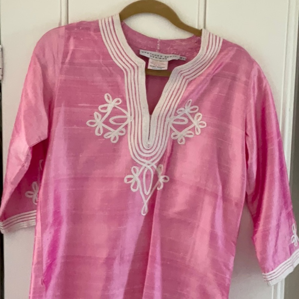 Beautiful silk Gretchen Scott tunic